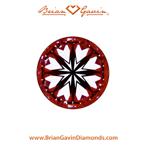 0.33 H VS1 Signature Round hearts