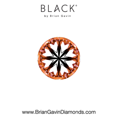 0.3 D VS1 Black by Brian Gavin Round hearts