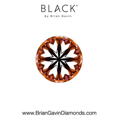 0.42 G IF  Black by Brian Gavin Round hearts