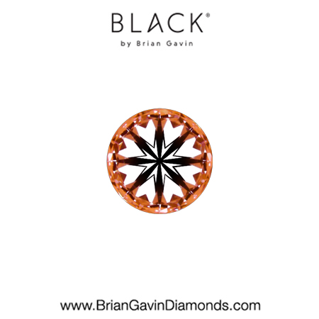 0.21 F VS1 Black by Brian Gavin Round hearts
