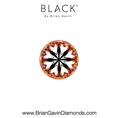 0.21 F VS2 Black by Brian Gavin Round hearts