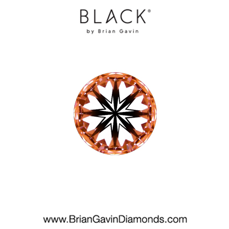 0.34 D IF Black by Brian Gavin Round hearts