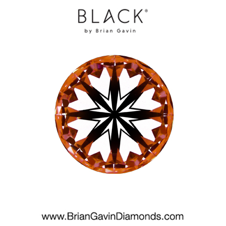 0.90 G VS1 Black by Brian Gavin Round hearts