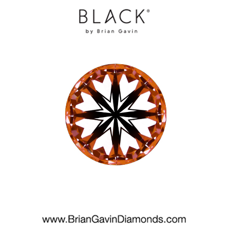 0.60 F VS2 Black by Brian Gavin Round hearts
