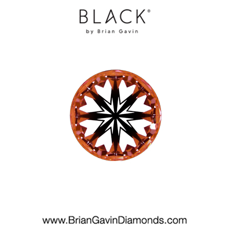 0.51 E VS1 Black by Brian Gavin Round hearts