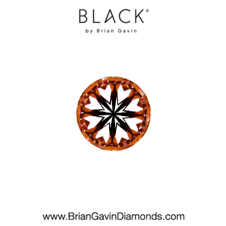 0.22 G VVS2  Black by Brian Gavin Round hearts