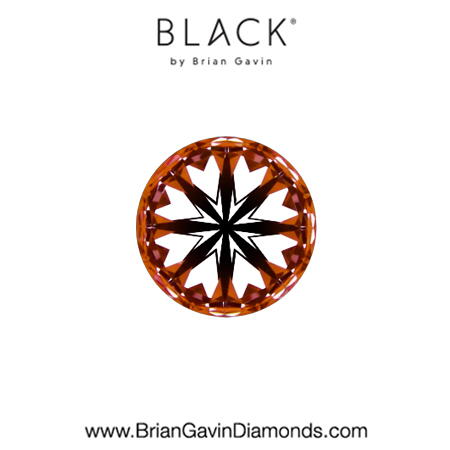 0.4 F VVS2  Black by Brian Gavin Round hearts