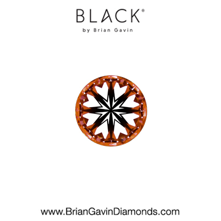 0.22 G VS2 Black by Brian Gavin Round hearts