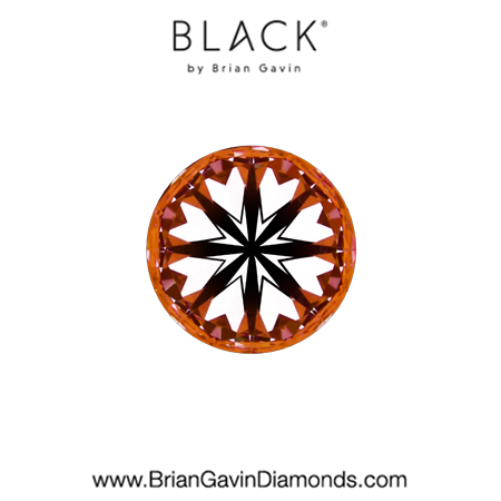0.51 F VS1 Black by Brian Gavin Round hearts