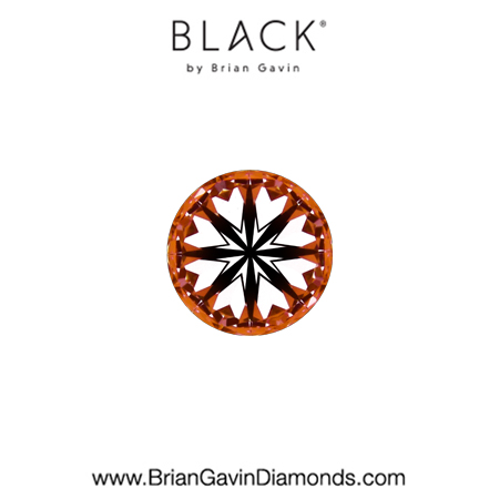 0.22 G VS2 Black by Brian Gavin Round hearts