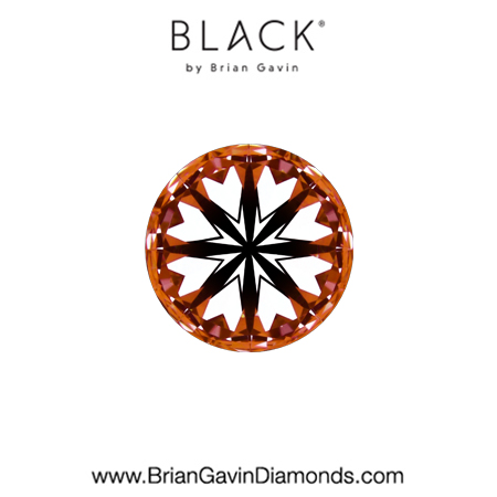 0.50 F VVS2 Black by Brian Gavin Round hearts