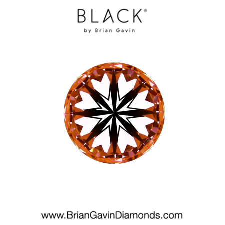 0.60 F VS1 Black by Brian Gavin Round hearts