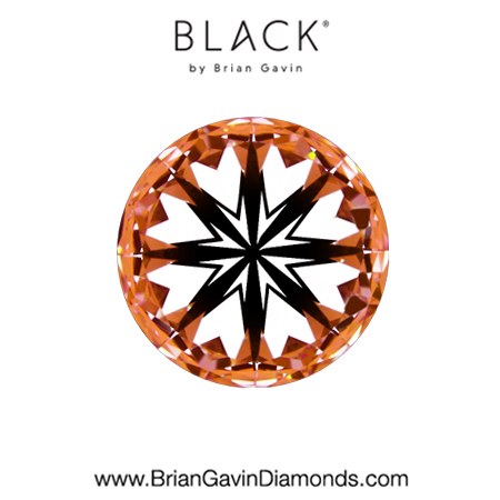1.7 D VS1 Black by Brian Gavin Round hearts