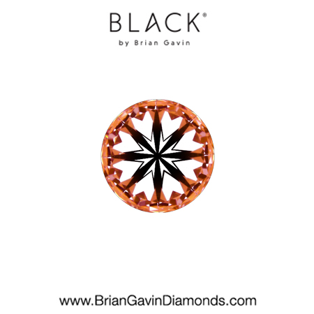 0.33 D IF Black by Brian Gavin Round hearts