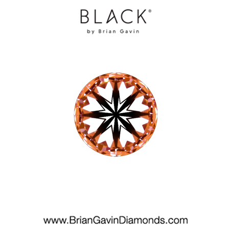 0.31 E VVS1 Black by Brian Gavin Round hearts