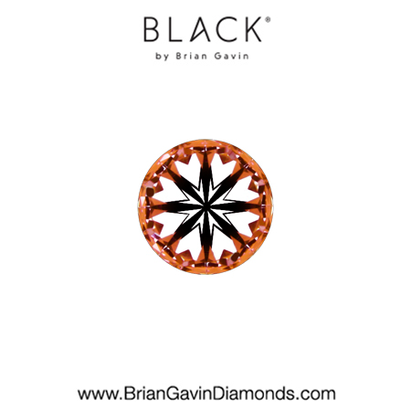 0.22 F VS1 Black by Brian Gavin Round hearts