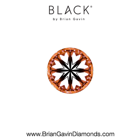 0.21 G VS1 Black by Brian Gavin Round hearts