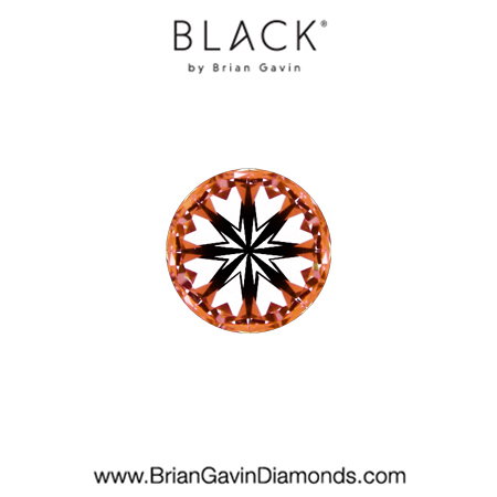 0.21 F VS2 Black by Brian Gavin Round hearts
