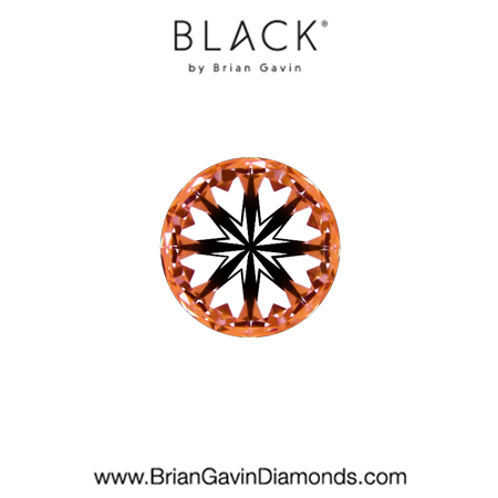 0.34 D IF Black by Brian Gavin Round hearts