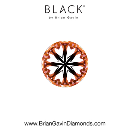 0.33 D IF Black by Brian Gavin Round hearts