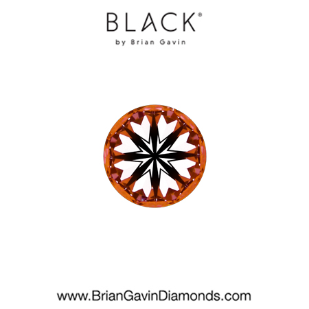 0.22 G VS1 Black by Brian Gavin Round hearts