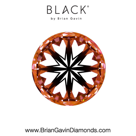 2.17 H SI1 Black by Brian Gavin Round hearts