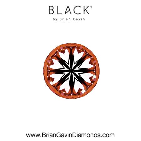 0.51 E VS1 Black by Brian Gavin Round hearts