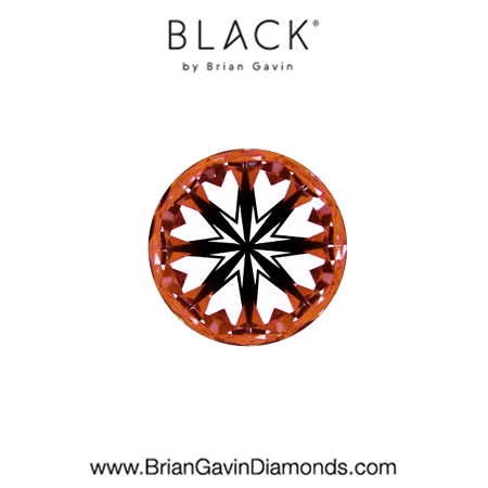 0.51 E VS1 Black by Brian Gavin Round hearts