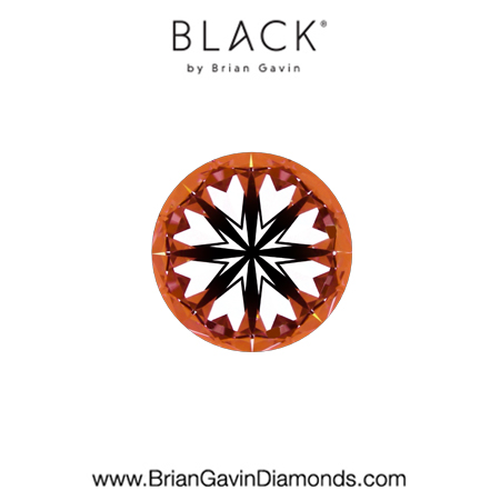 0.50 E VS1 Black by Brian Gavin Round hearts