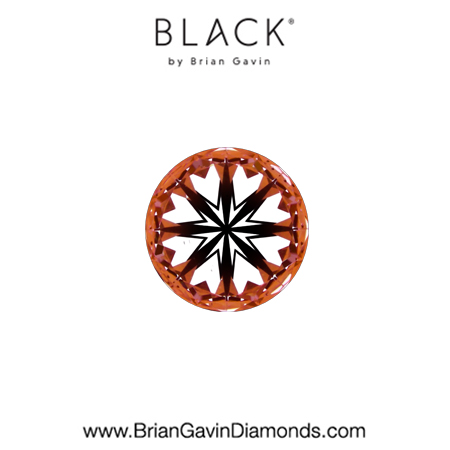 0.32 D VS1 Black by Brian Gavin Round Round hearts