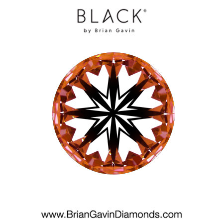 1.81 F VS1 Black by Brian Gavin Round Round hearts