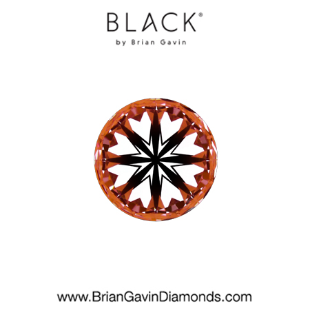 0.50 E VS1 Black by Brian Gavin Round hearts