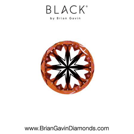 0.50 E VS1 Black by Brian Gavin Round hearts
