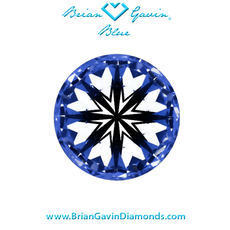 1.834 H VS2 Brian Gavin Blue Round hearts