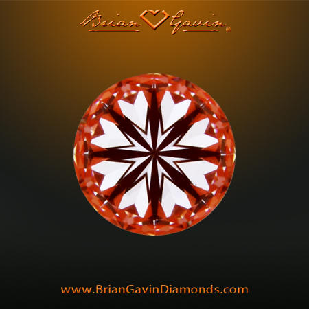 1.353 I VS1 Blue Round hearts