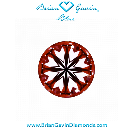 1.541 I VS2 Blue Round hearts