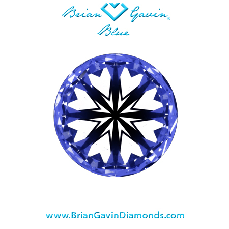1.478 I VS2 Blue Round hearts