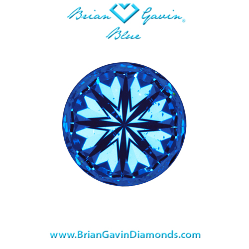 2.565 J SI1 Blue Round hearts