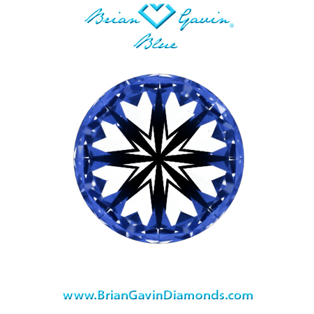 1.060 K VS1 Brian Gavin Blue Round hearts