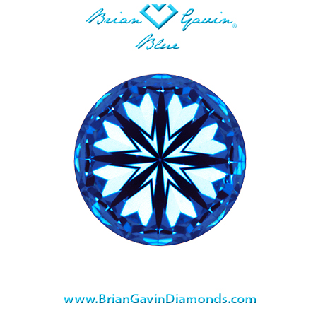 1.214 K VS1 Blue Round hearts