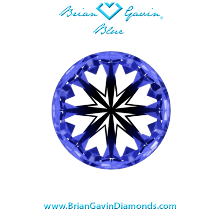 1.123 J VVS2 Brian Gavin Blue hearts