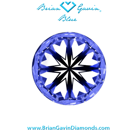 1.221 J VVS2 Brian Gavin Blue hearts