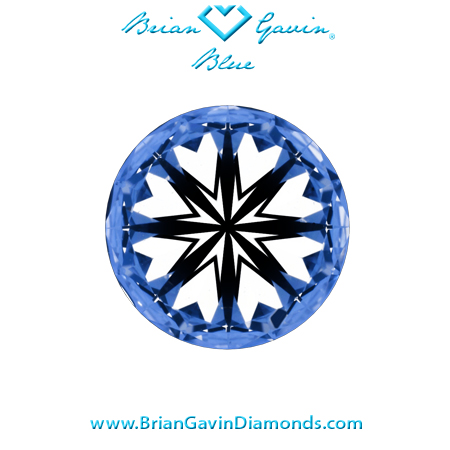 1.217 J VVS2 Brian Gavin Blue hearts