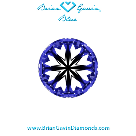 0.603 J VVS2 Brian Gavin Blue hearts