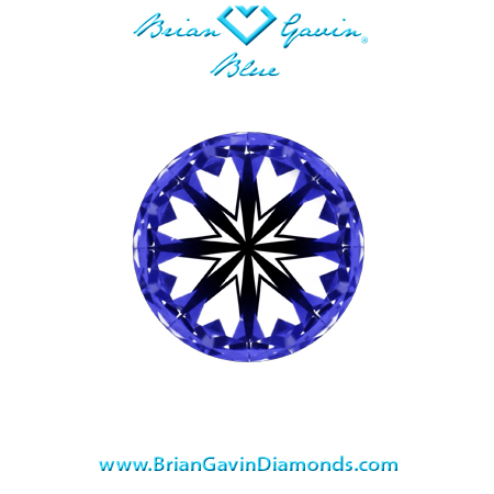 0.703 J VVS2 Brian Gavin Blue hearts