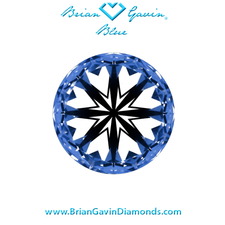 1.025 J VVS2 Brian Gavin Blue hearts