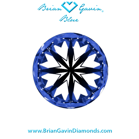 1.08 K VS1  Brian Gavin Blue Round hearts