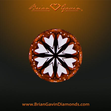 0.814 I SI1 Signature Round hearts