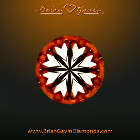 0.817 D VS1 Signature Round hearts