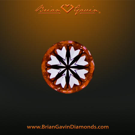 0.444 F SI1 Signature Round hearts